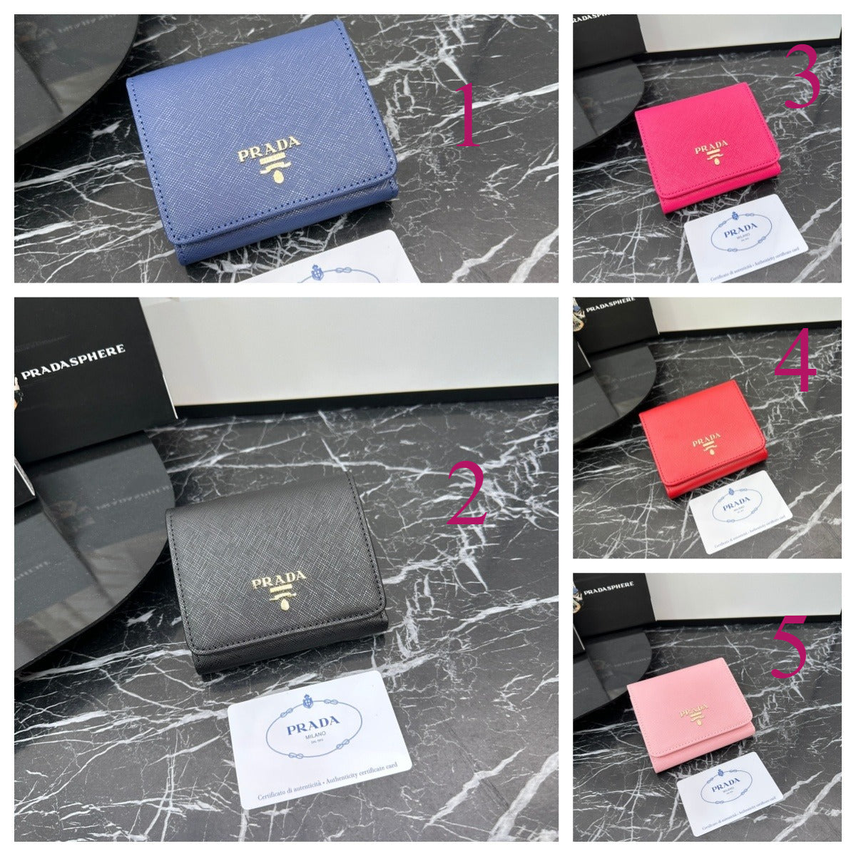 Triangle Emblem Long Flap Wallet 031