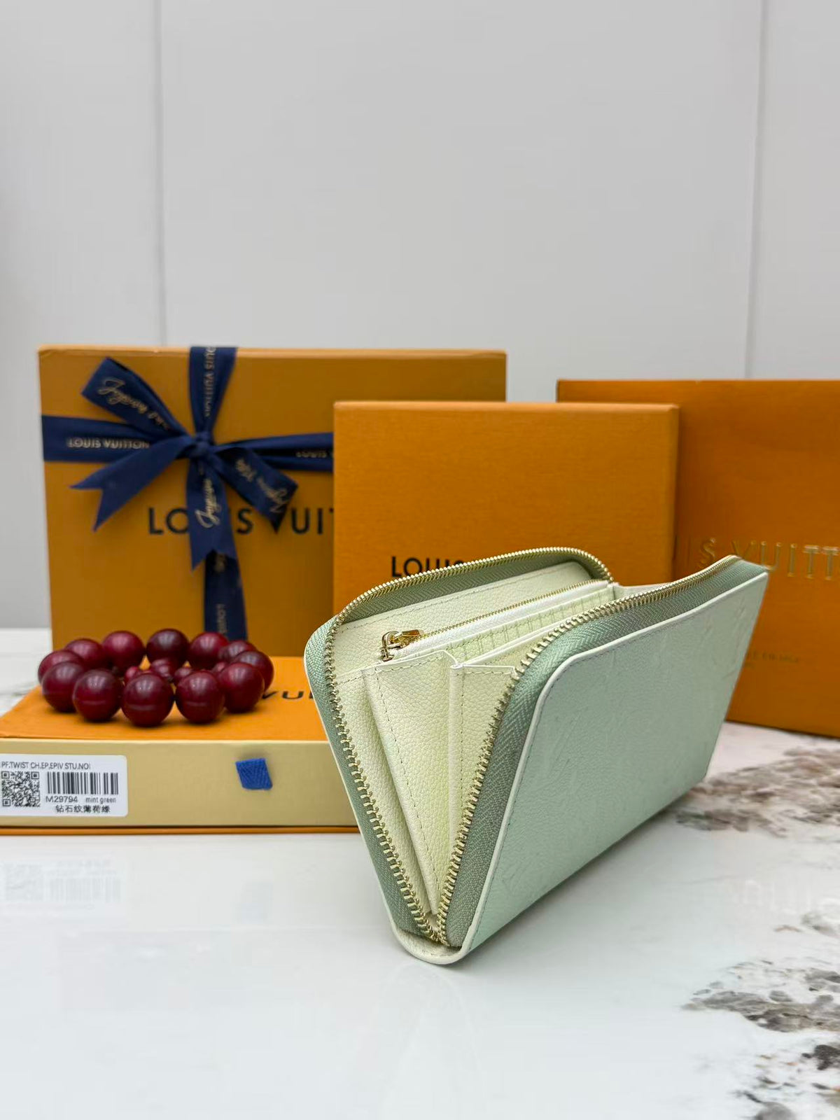 Pastel Zip-Around Long Wallet 037