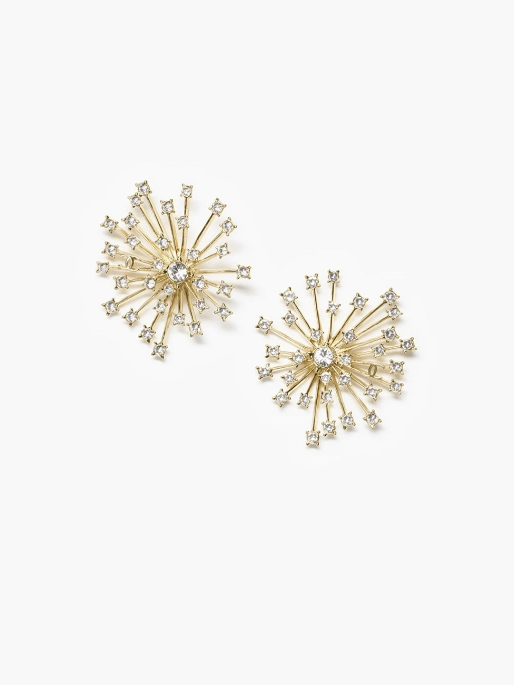 Pendientes de tuerca grandes Sunburst