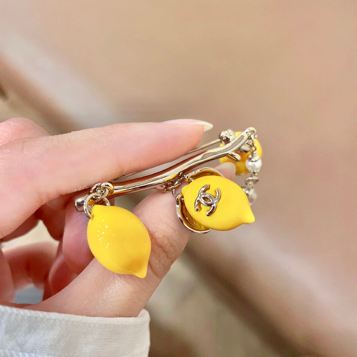 Lemon Branch Brooch