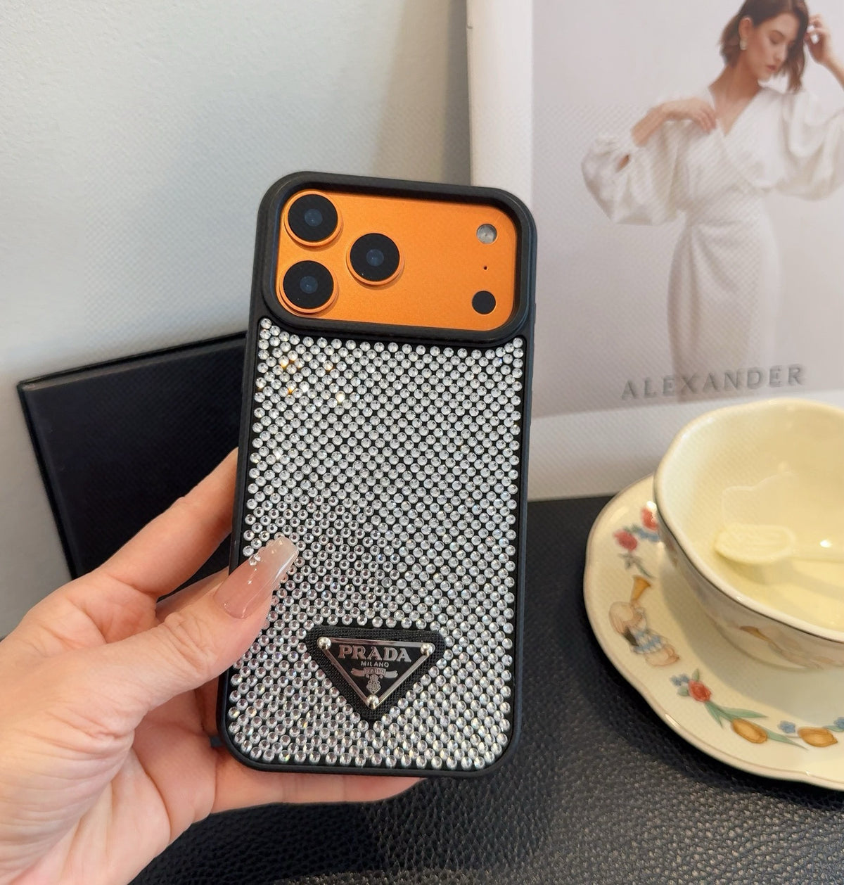 Textured Triangle Emblem Phone Case