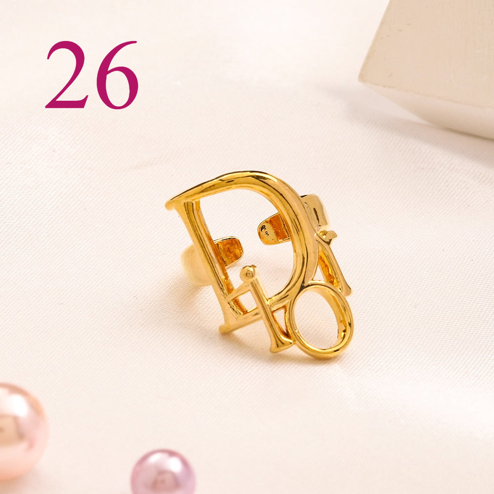 Open Adjustable Ring - Motif Style Options
