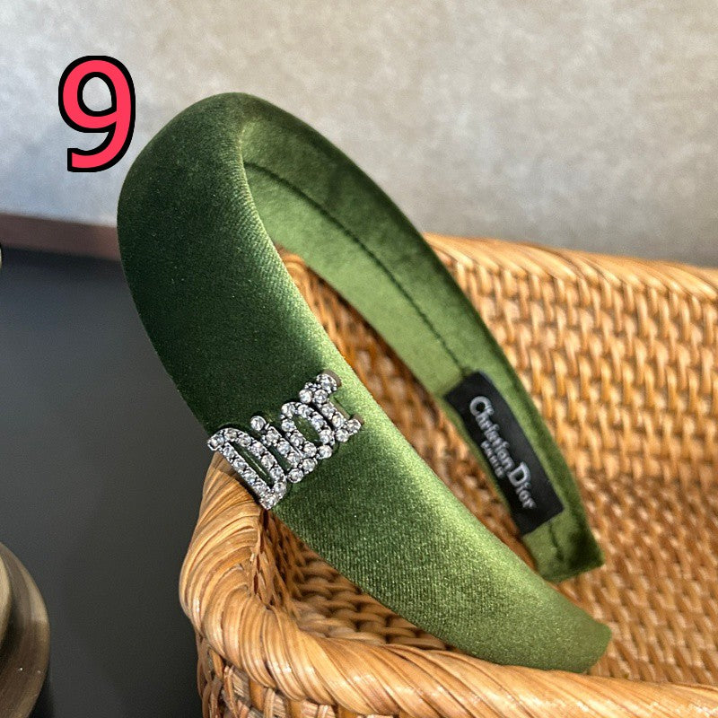 Satin-Look Padded Emblem Headband