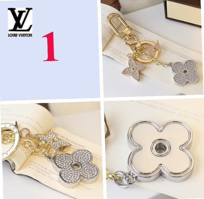Handbag & Letter Charm Keychain - Style Options