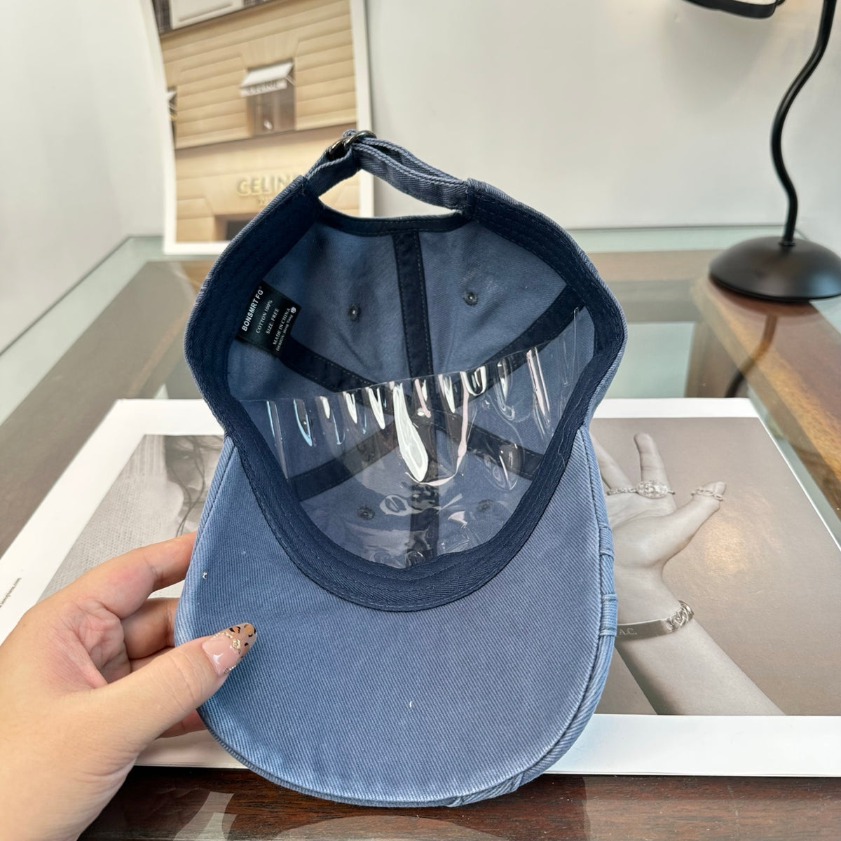 Raised Emblem Baseball Cap