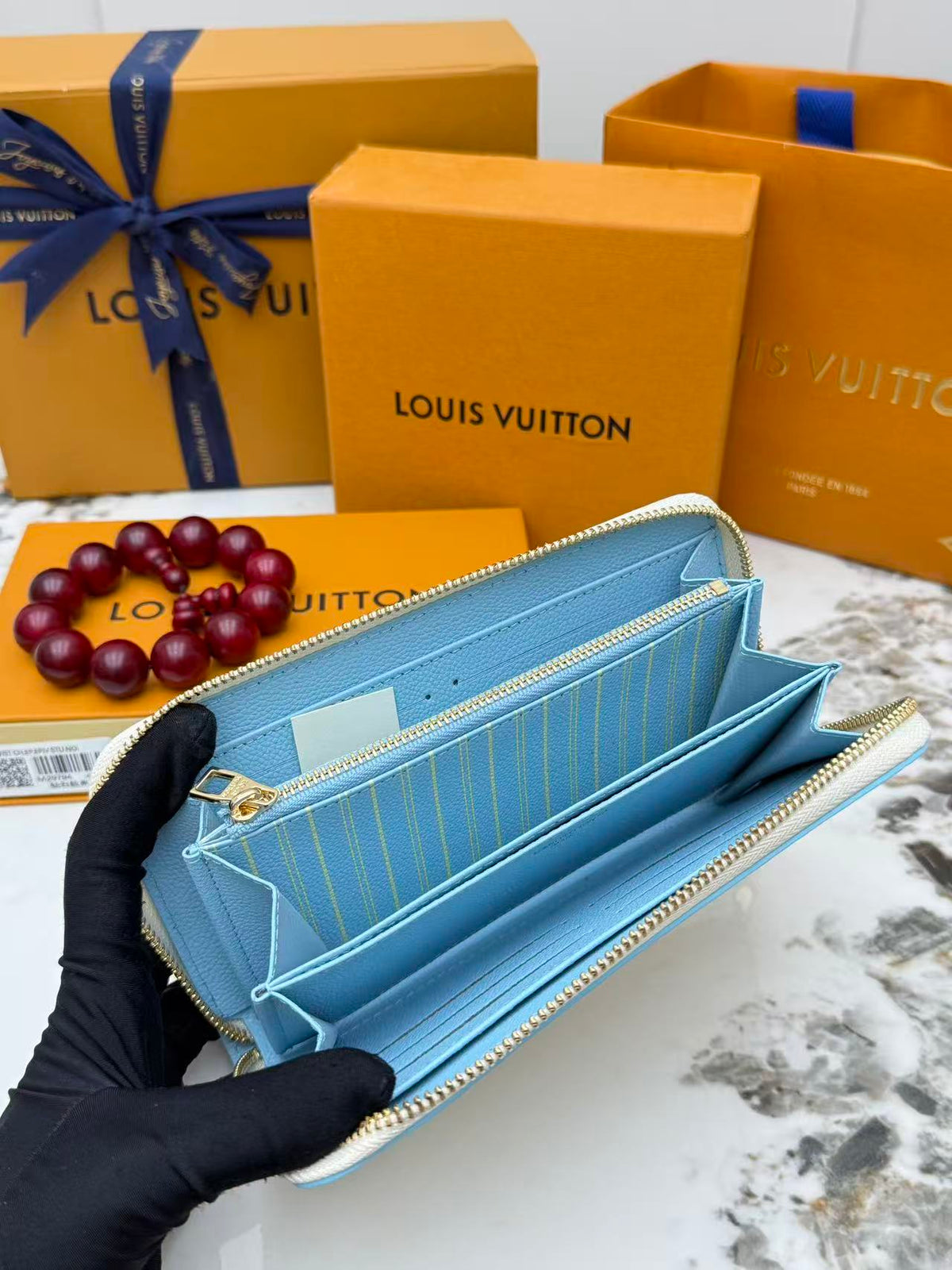 Pastel Zip-Around Long Wallet 037