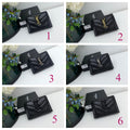 Portefeuille compact effet croco 026