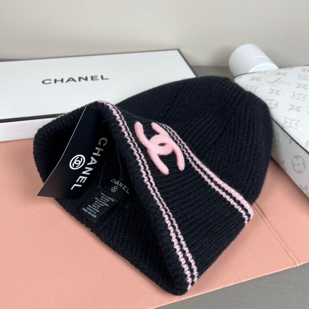 Striped Knit Bucket Hat