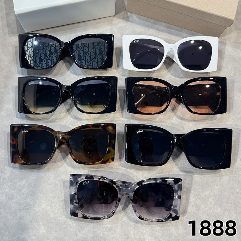 Gafas de sol oversize de estilo cat-eye con monturas gruesas