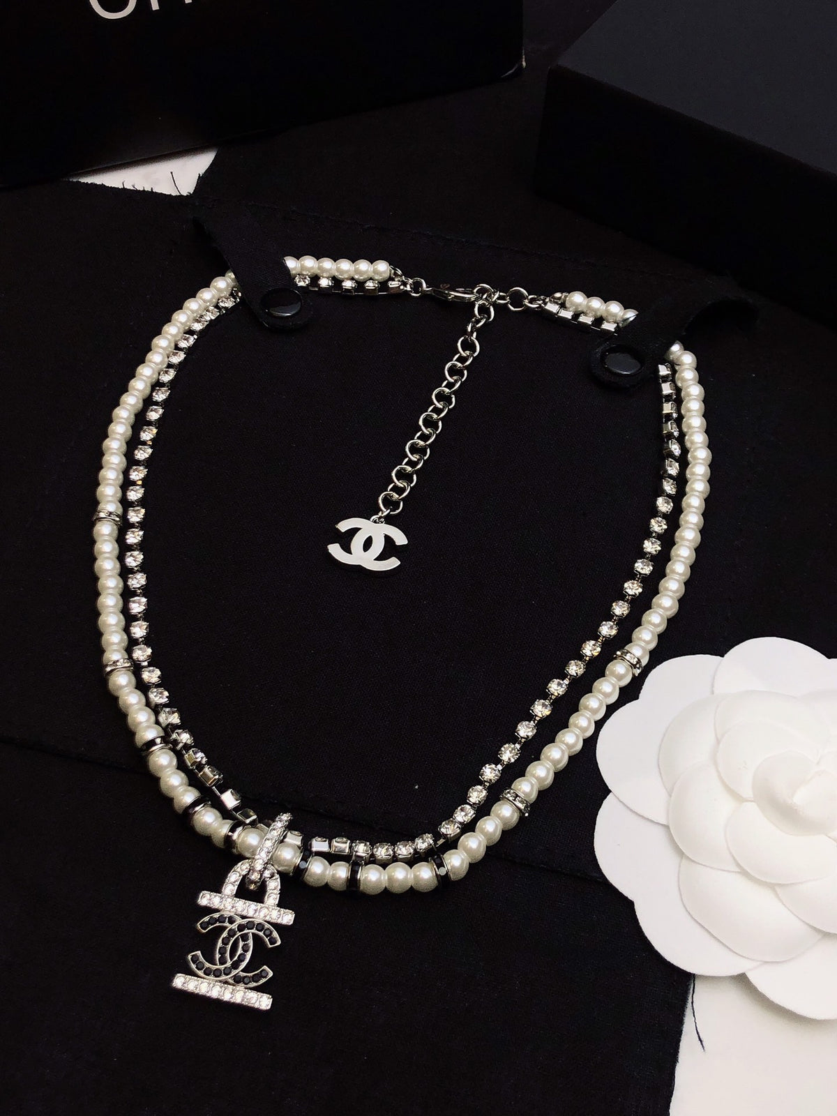 Double-Strand Beaded Interlocking-C Choker