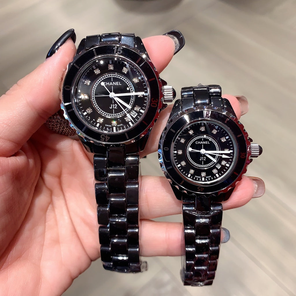 Stone-Accent Round Quartz Bracelet Watch - 32mm and 39mm 006