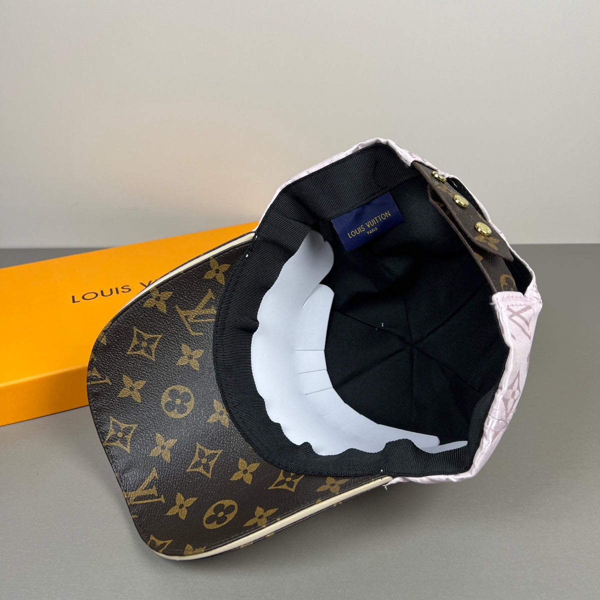 Monogram Baseball Cap with Contrast Brim