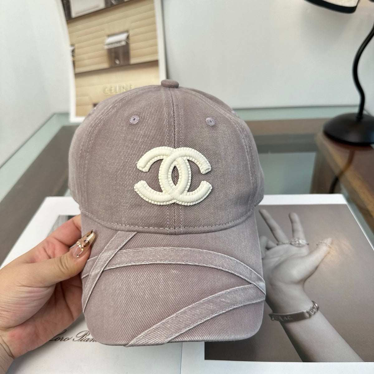 Raised Emblem Baseball Cap