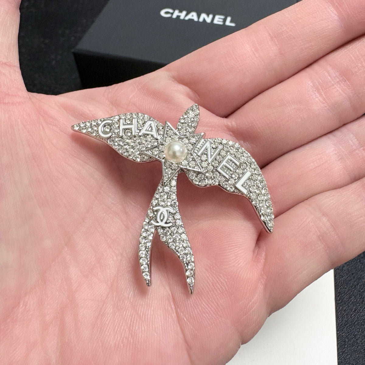 Sparkling Palm Tree Brooch