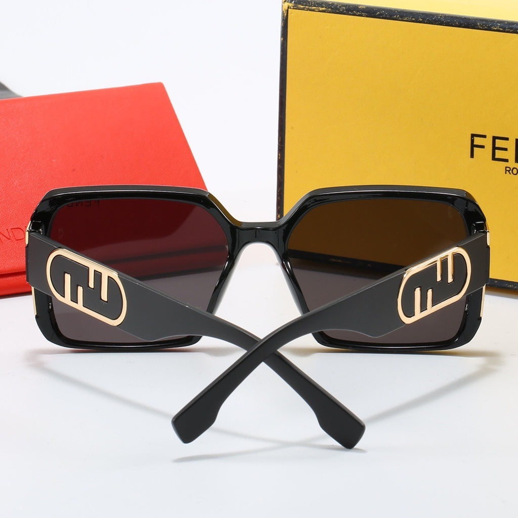 Oversized Geometric Square Sunglasses