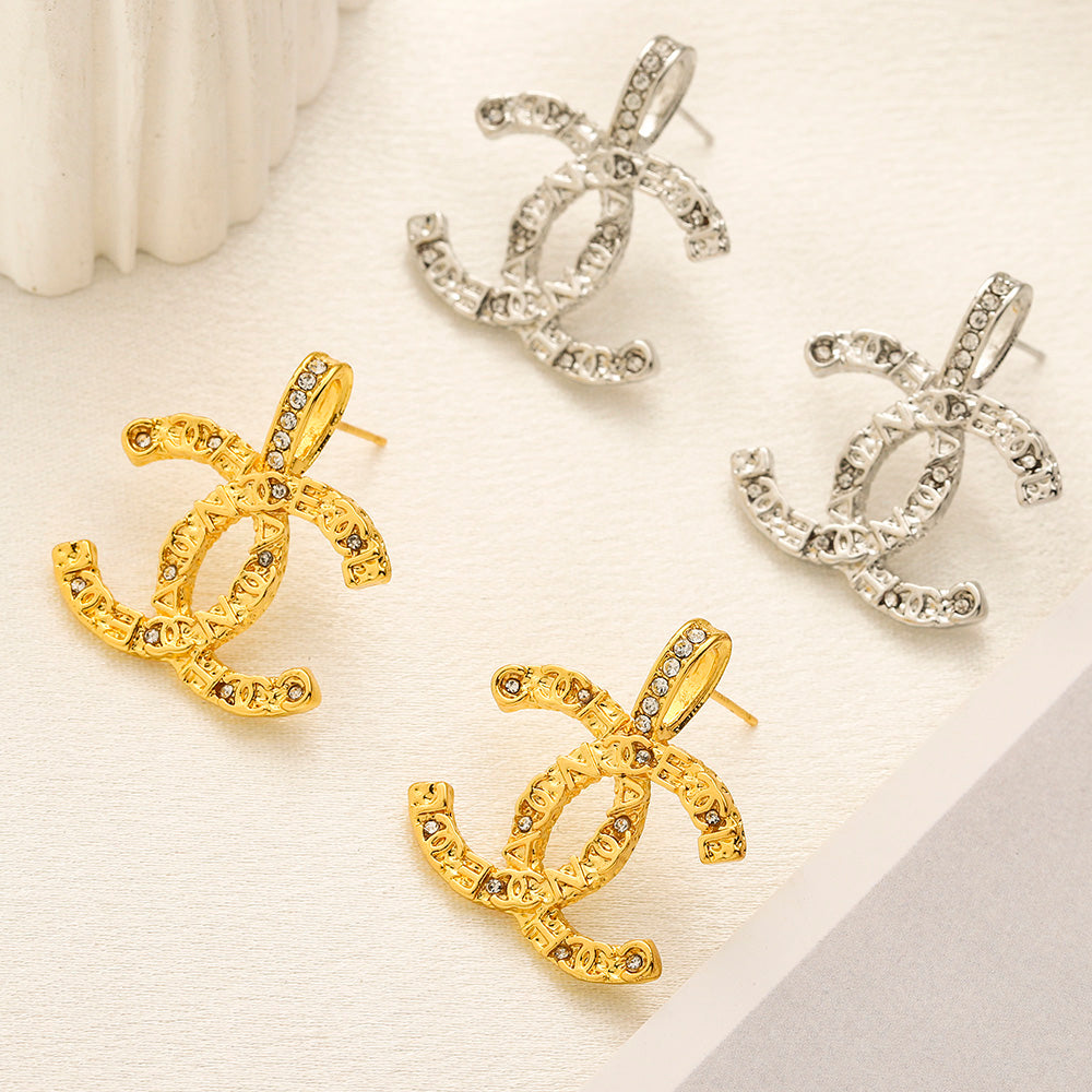 Alloy Pearl-Effect Interlocking-C Earrings, Bracelet & Necklace Collection