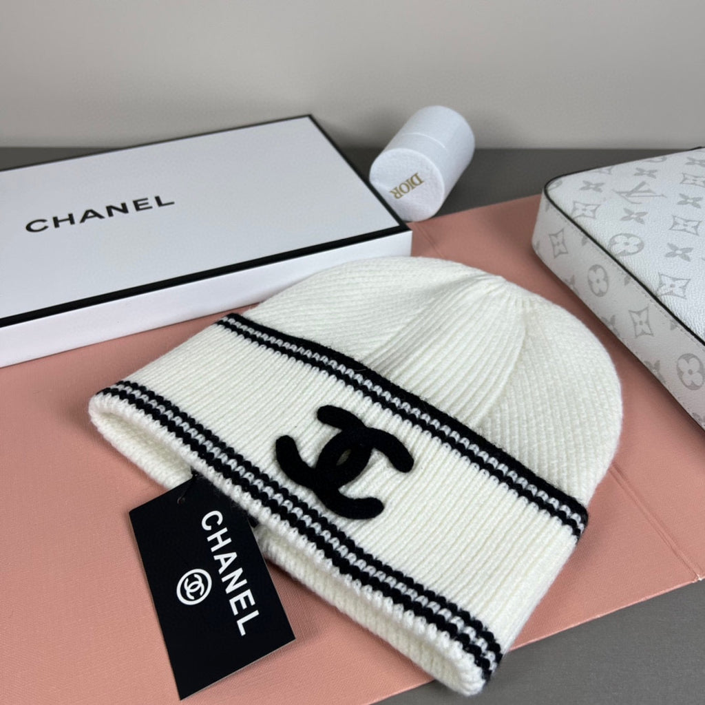 Striped Knit Bucket Hat