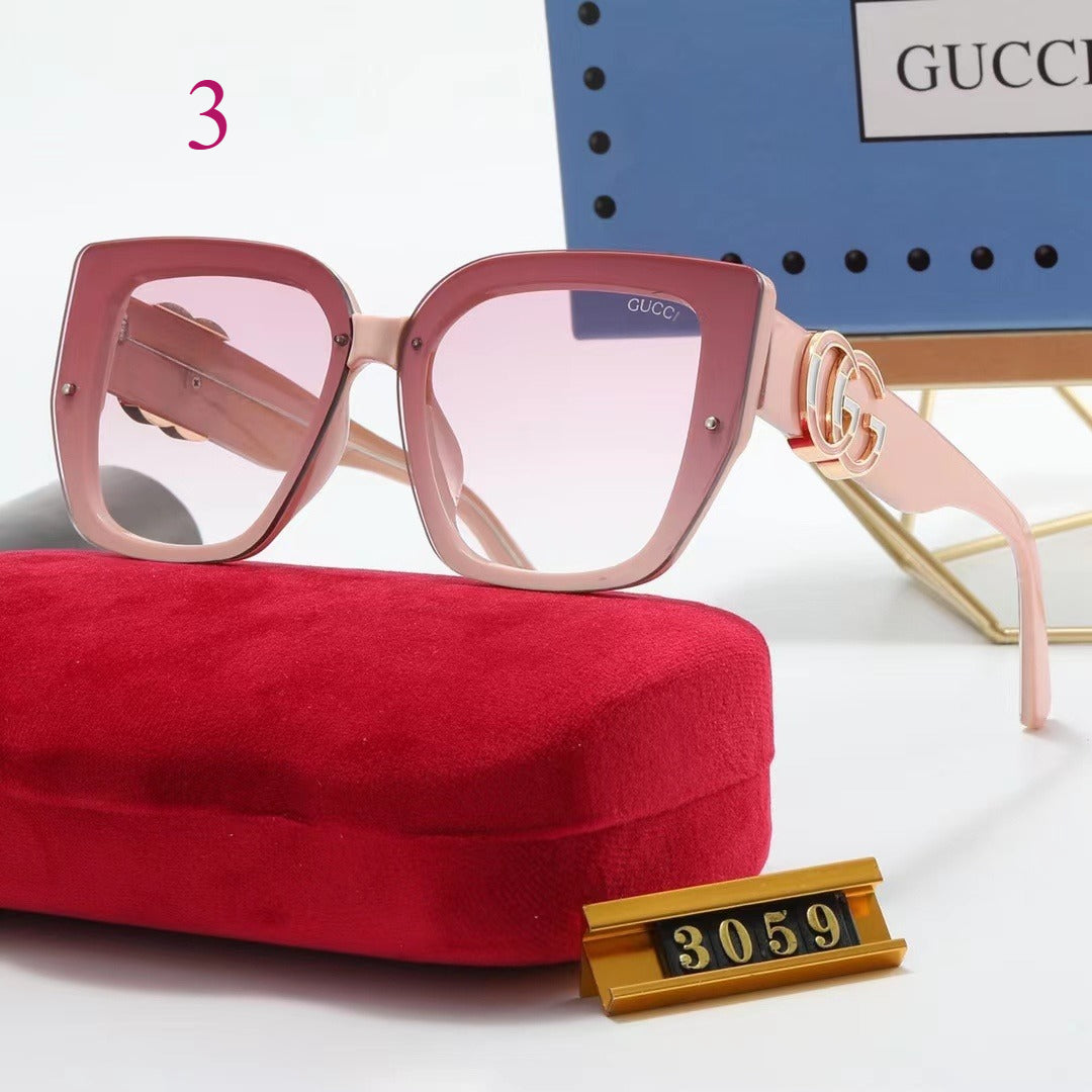 Gafas de sol cuadradas suaves extragrandes con monturas anchas