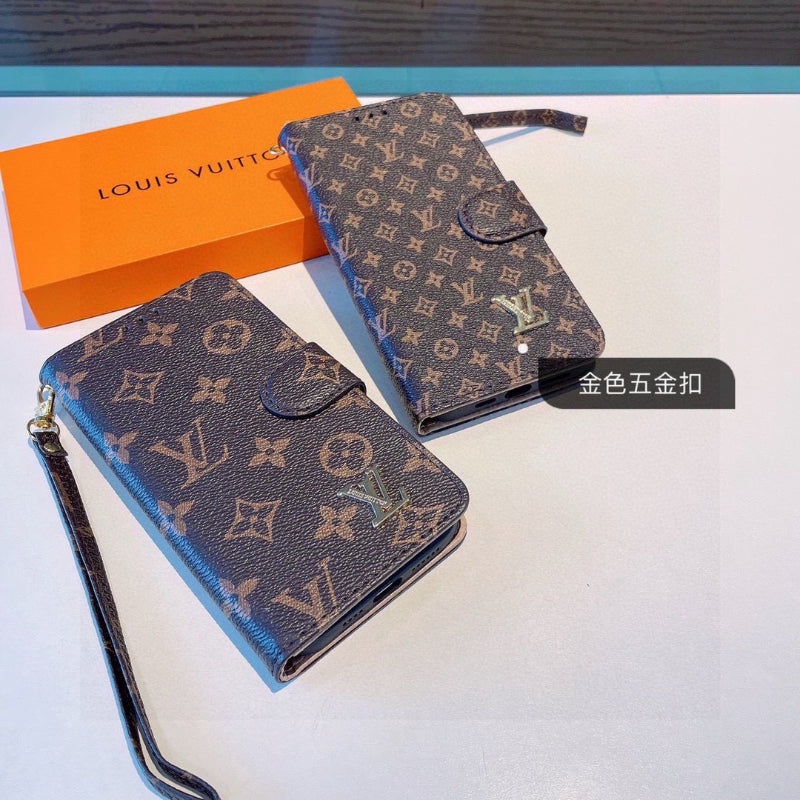 Monogram Folio Phone Case with Wrist Strap