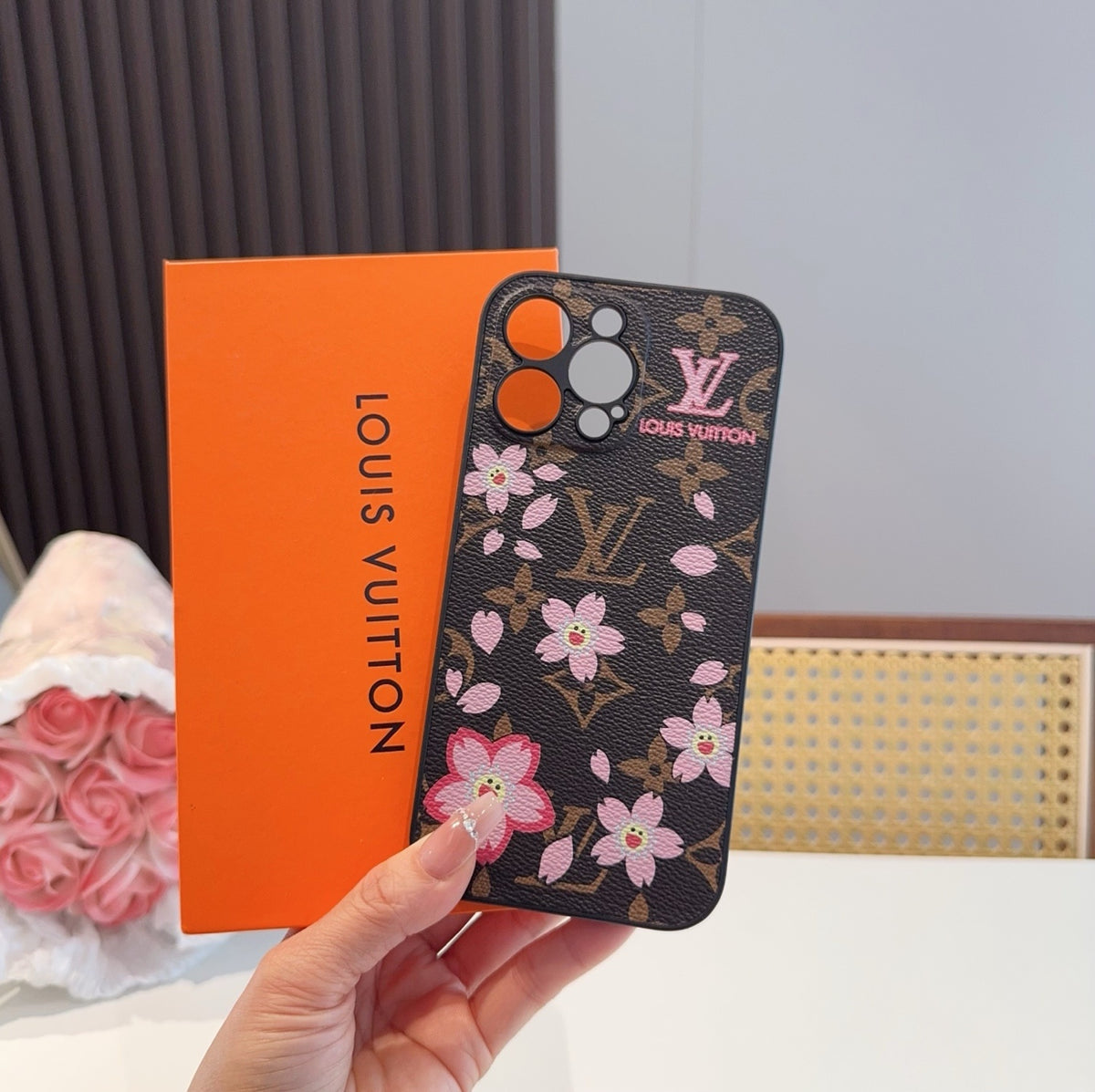 Floral Monogram Phone Case