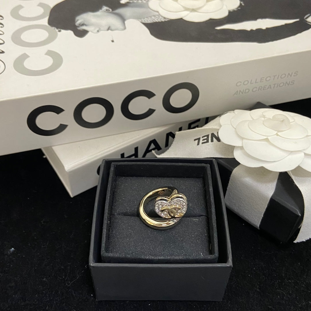 Layered Camellia Flower Ring