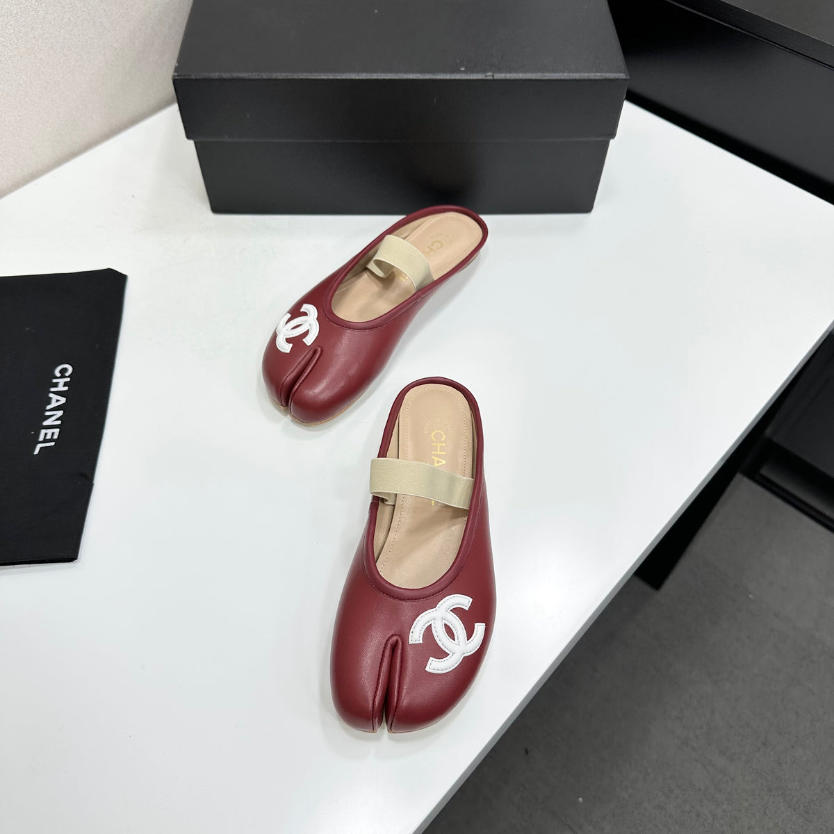 Bow Detail Slip-On Mules