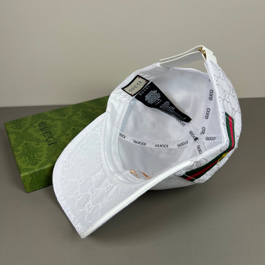 Petite casquette de baseball à monogramme avec emblème brodé