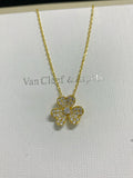 Collar con colgante de flores agrupadas - Opciones de tamaño