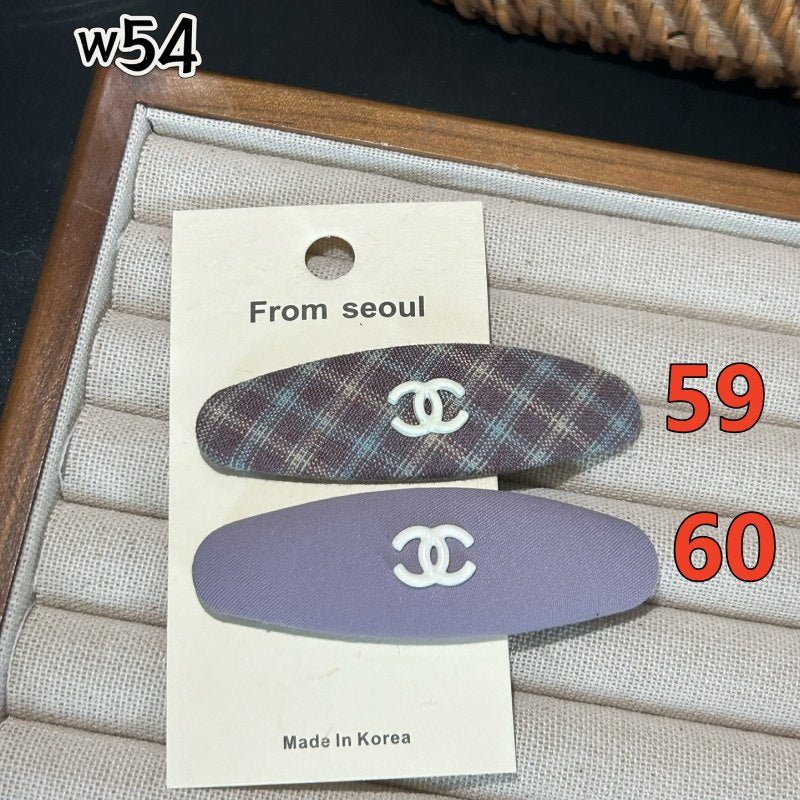Decorative Hair Clip - Bow, Plaid and Emblem Options