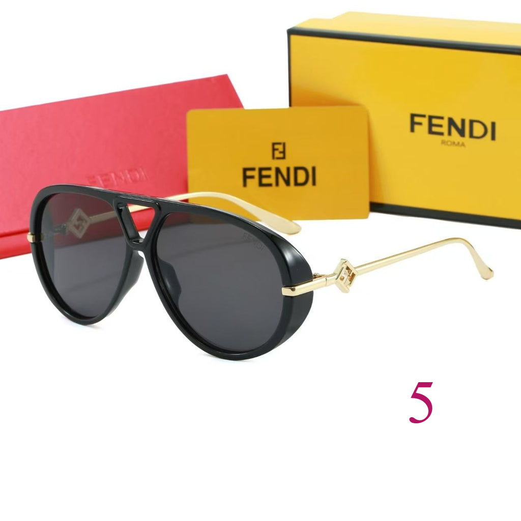 Gafas de sol aviador en forma de lágrima con patillas metálicas caladas