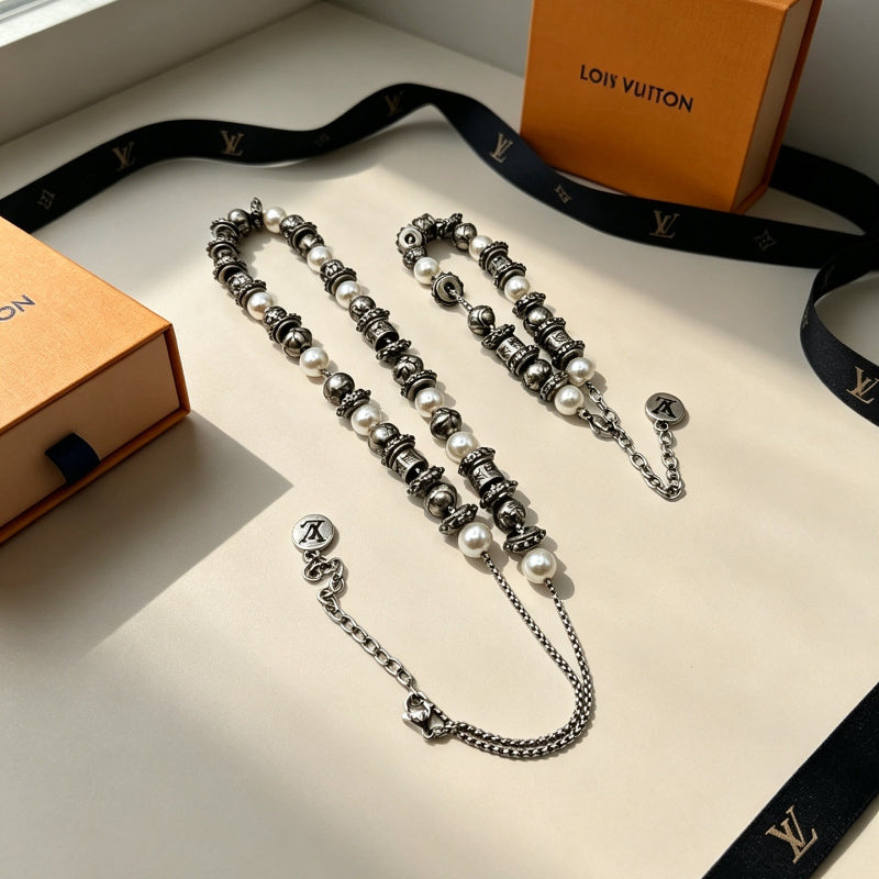 Spike-Drop Chunky Chain Necklace
