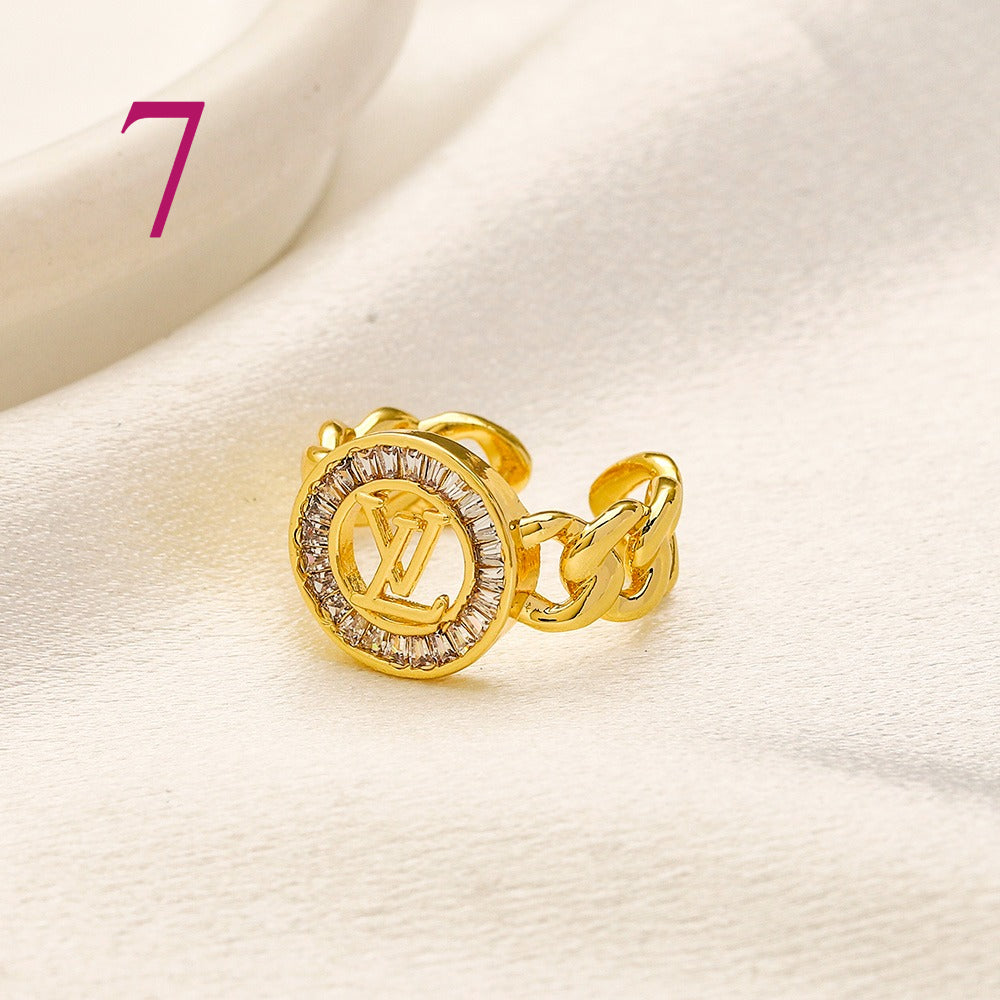 Open Adjustable Ring - Motif Style Options