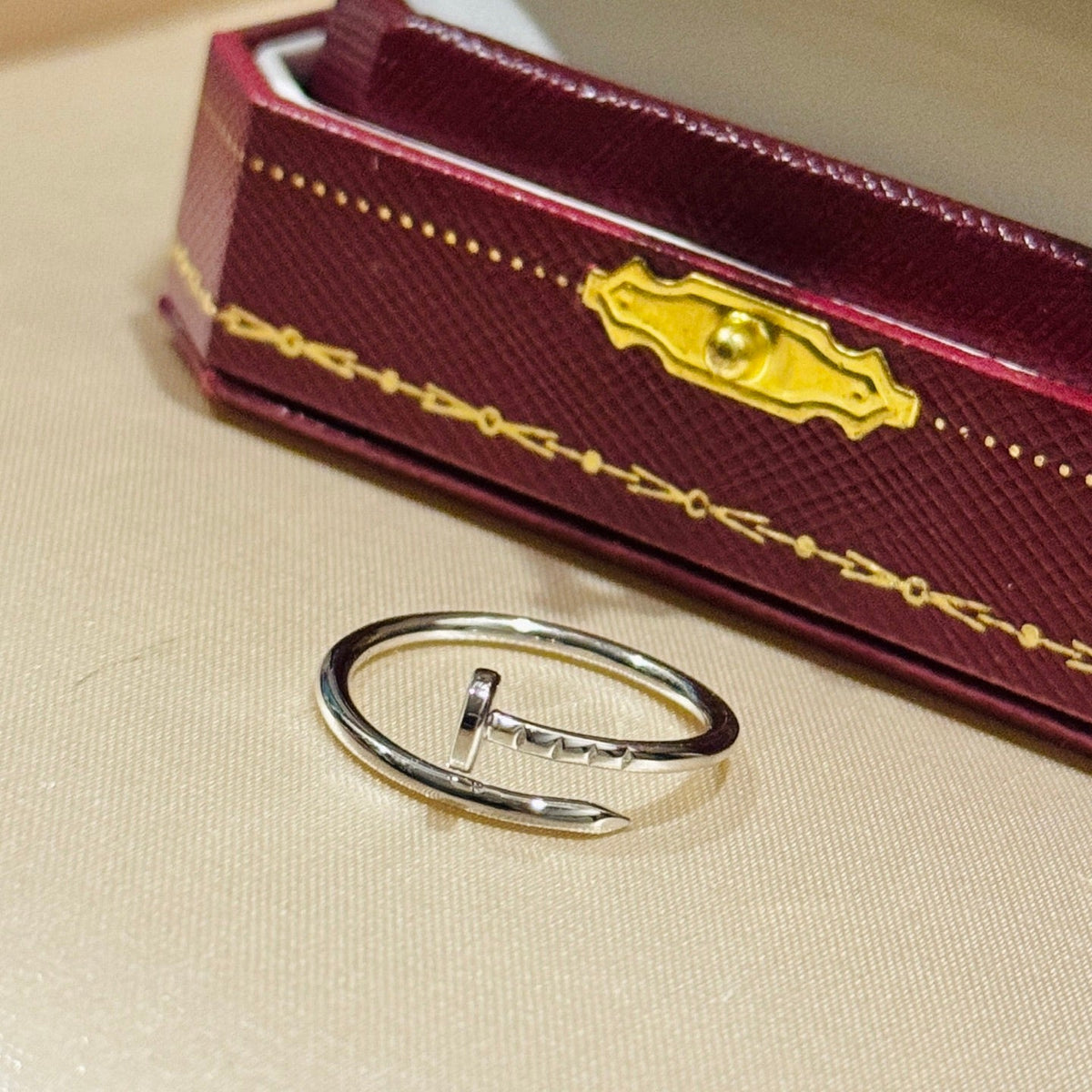 Polished Nail Wrap Ring