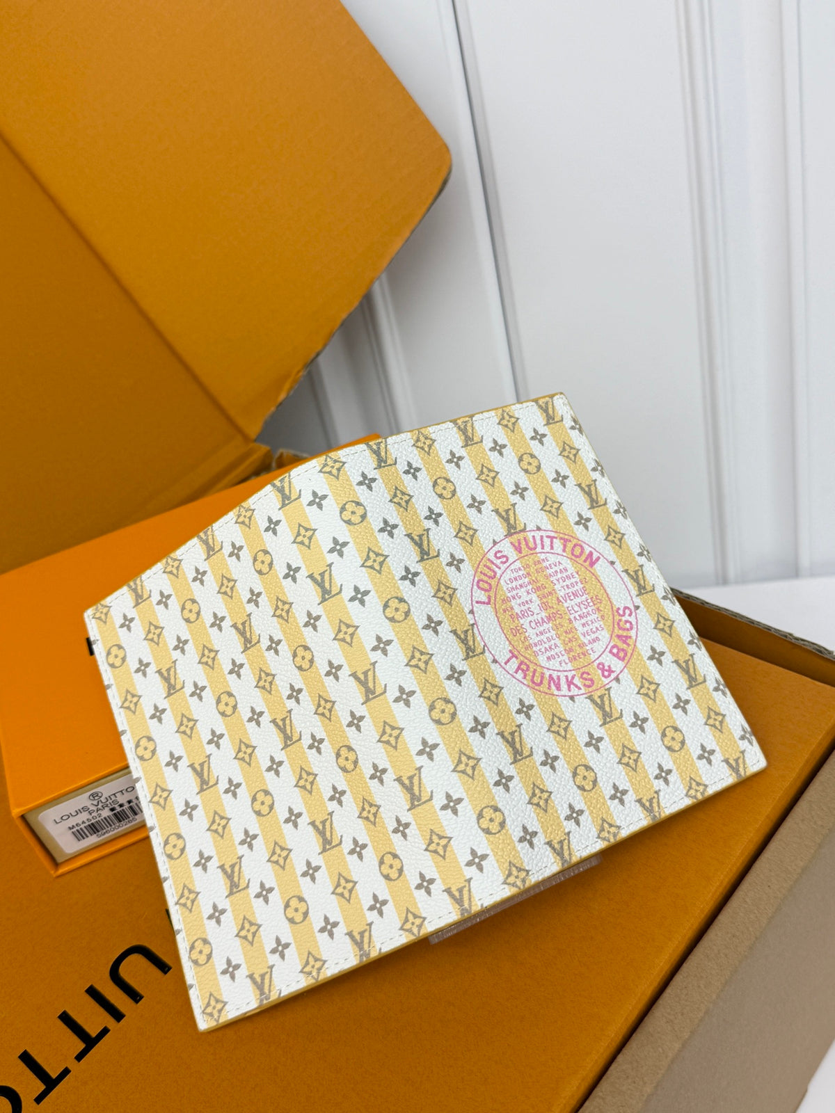 Porte-cartes à motif multicolore 004