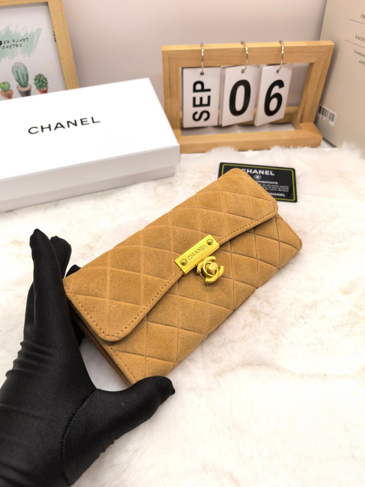 Quilted Mini Chain Strap Bag 023