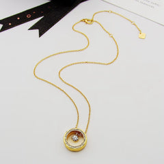 Open-Circle Pendant Necklace