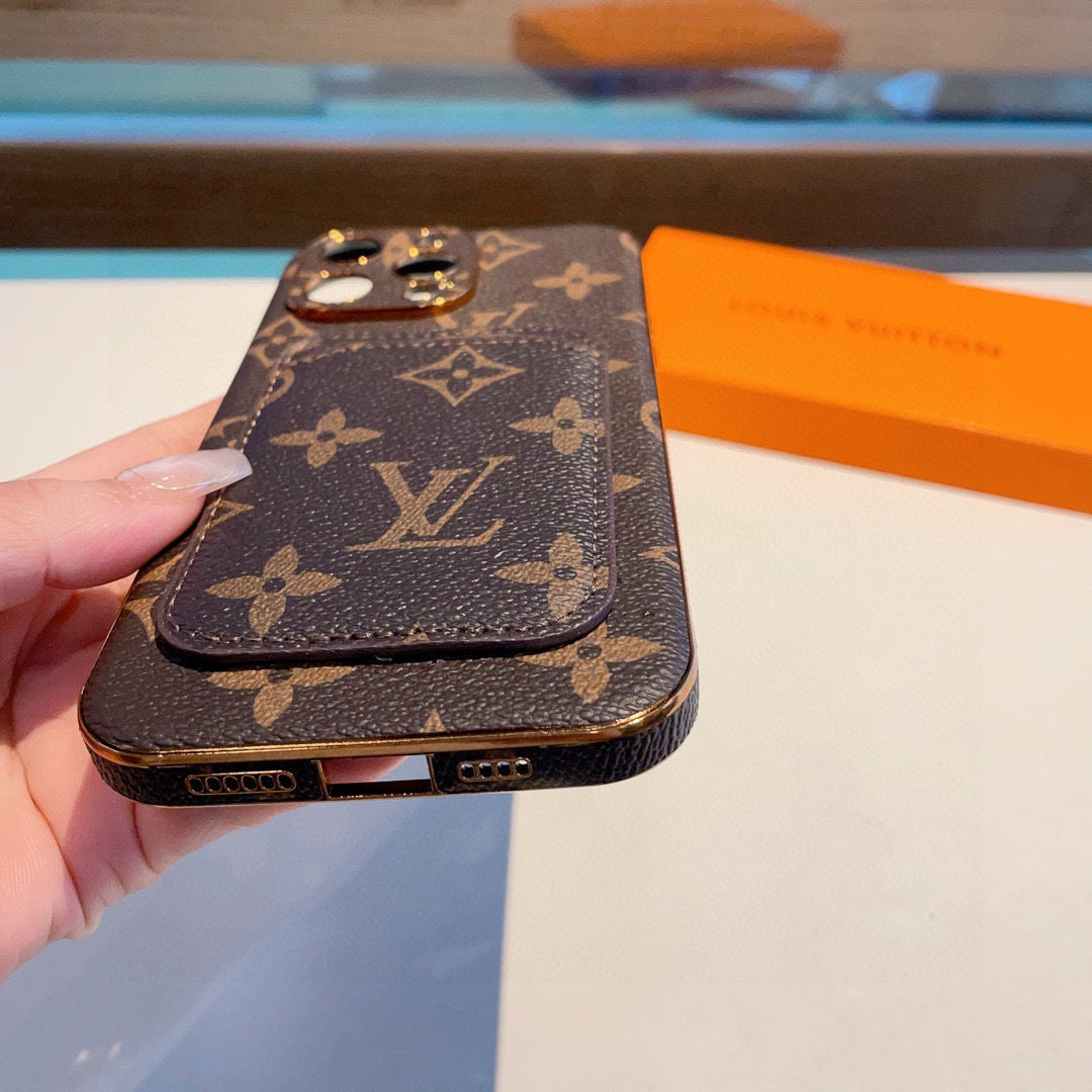 Monogram Phone Case with Card Pocket