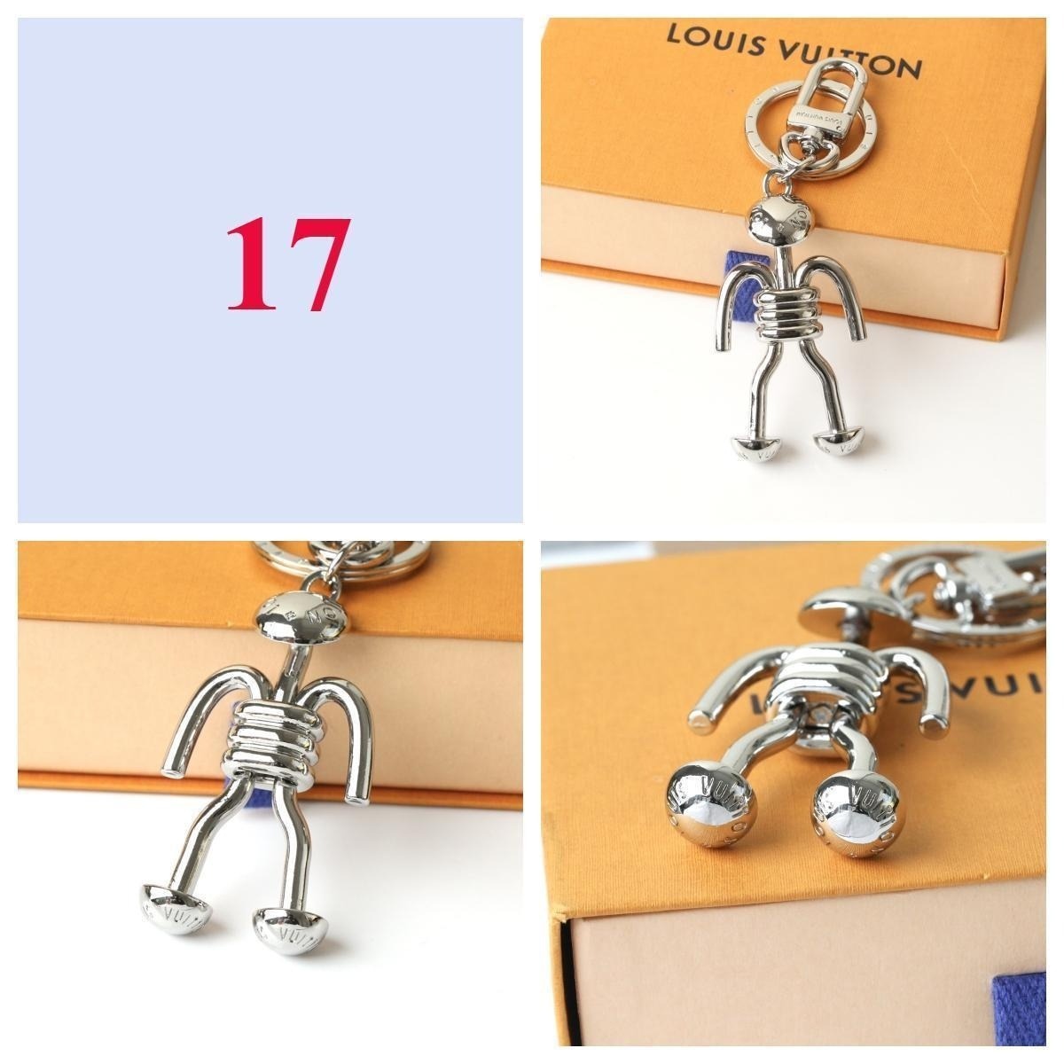 Handbag & Letter Charm Keychain - Style Options