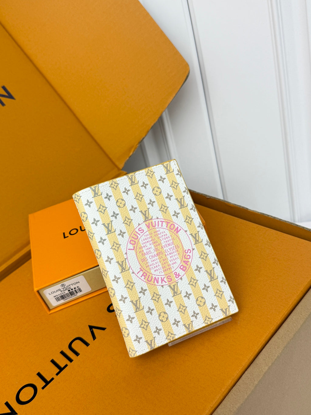 Porte-cartes à motif multicolore 004