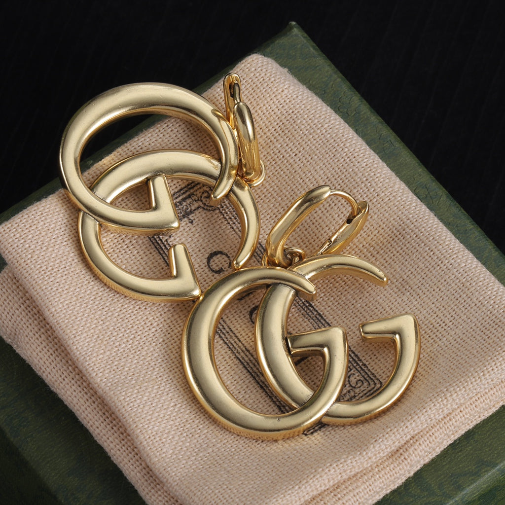 Pendientes de gota Interlocking G extragrandes