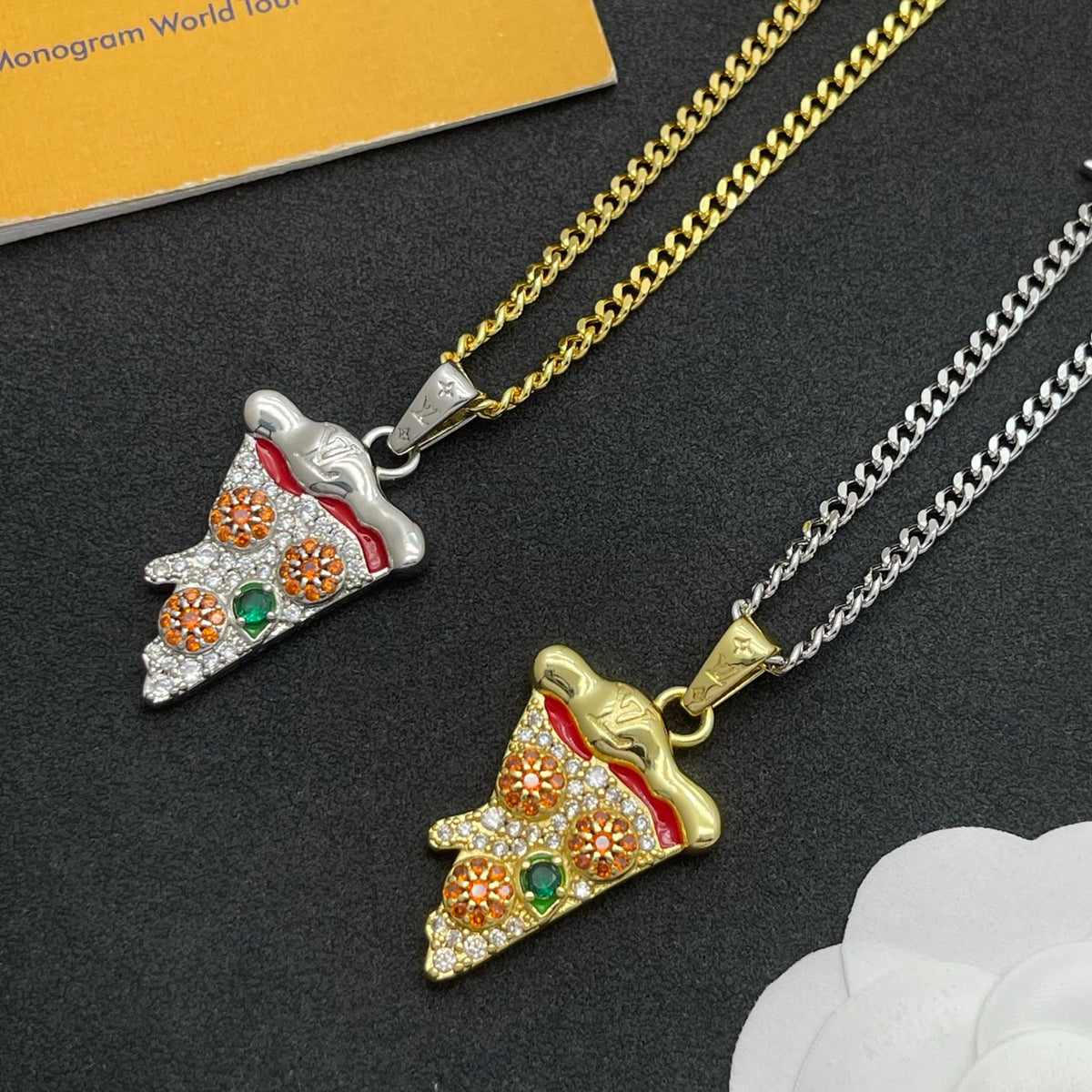 Ice Cream Cone Pendant Necklace