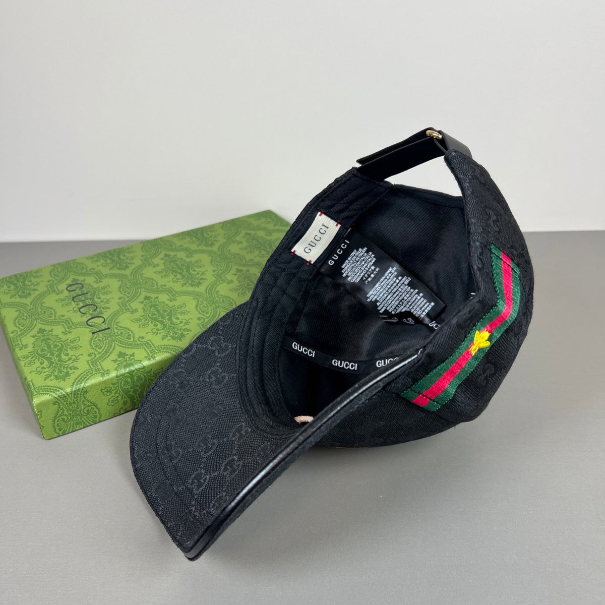 Small Monogram Baseball Cap with Embroidered Emblem