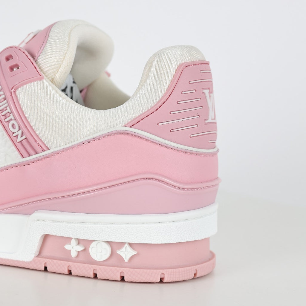 Zapatillas bajas rosas y blancas