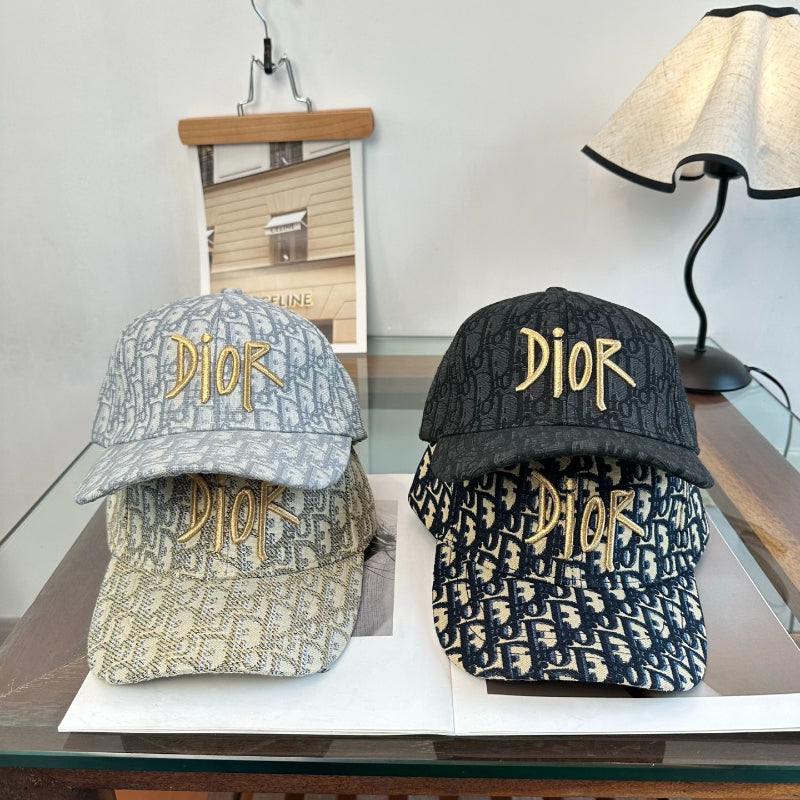 Monogram Lettering Baseball Cap