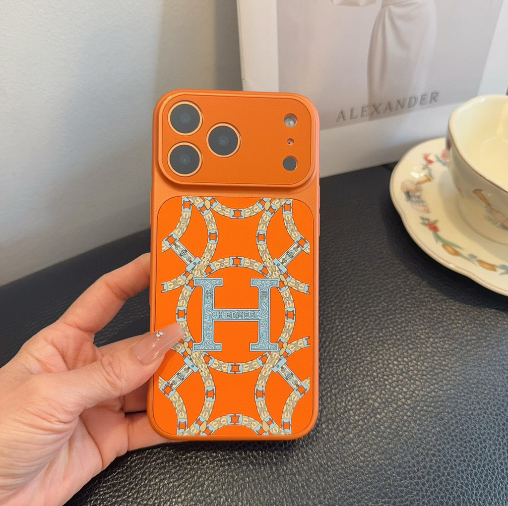 Funda para teléfono con estampado de arnés ecuestre