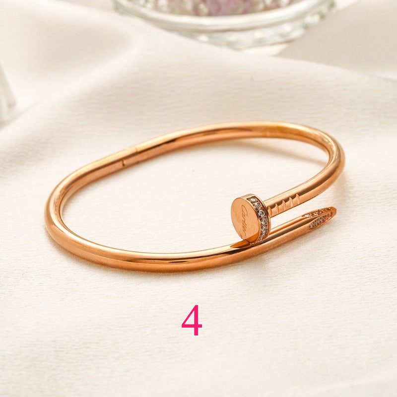 Bracelet jonc clou en acier inoxydable 304 - Options de style