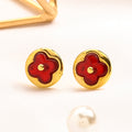 304 Stainless Steel Flower Motif Earrings, Bracelet & Necklace Collection