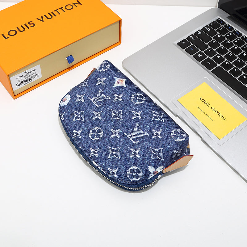 Monogram Zip Cosmetic Pouch 003