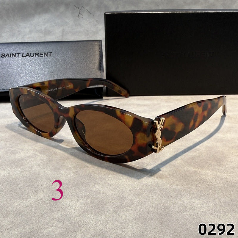 Narrow Sculpted Glasses - Clear and Tinted Lens Options