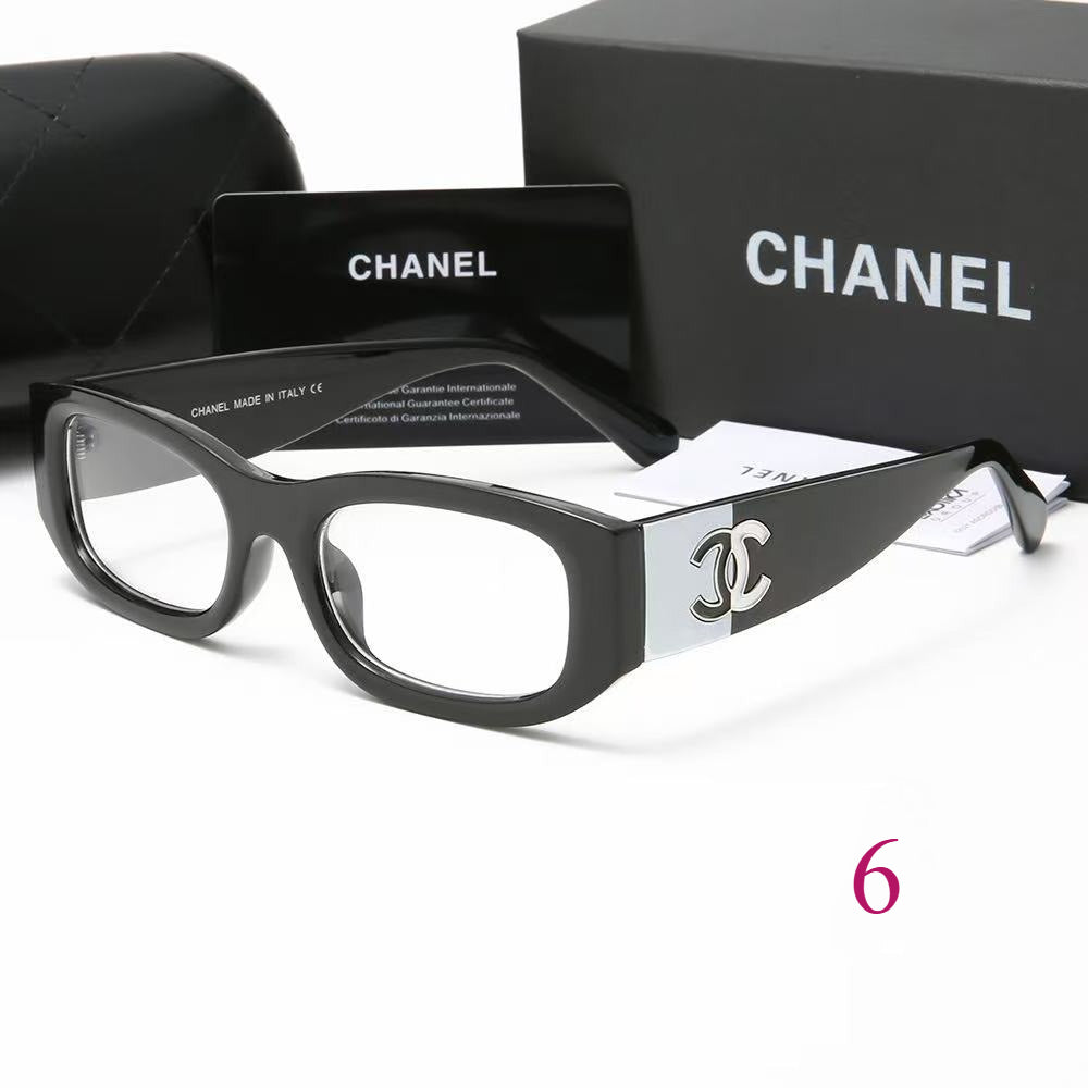 Slim Cat-Eye Sunglasses with Wide Logo Temples